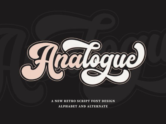 Analogue: The Retro Script Font for Bold Visual Impact