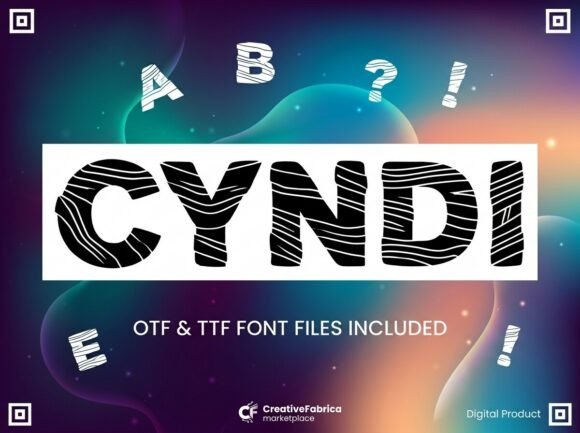Cyndi: The Decorative Display Font for Bold Visual Impact