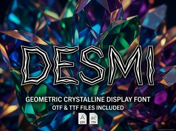 Desmi: The Kinetic Typeface for Bold Visual Storytelling