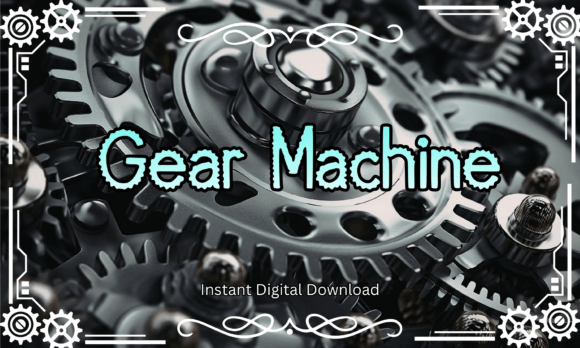 Gear Machine Font: Industrial Strength Typography