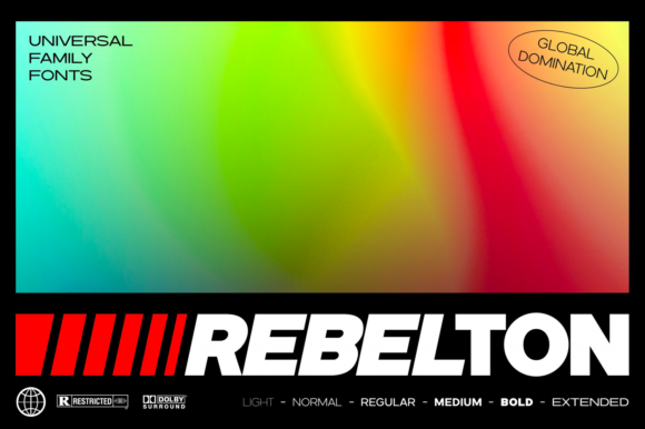 Rebelton: The Bold Display Font for Modern Design