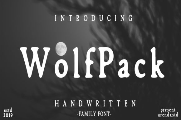 Wolfpack: A Display Font with Raw, Natural Impact
